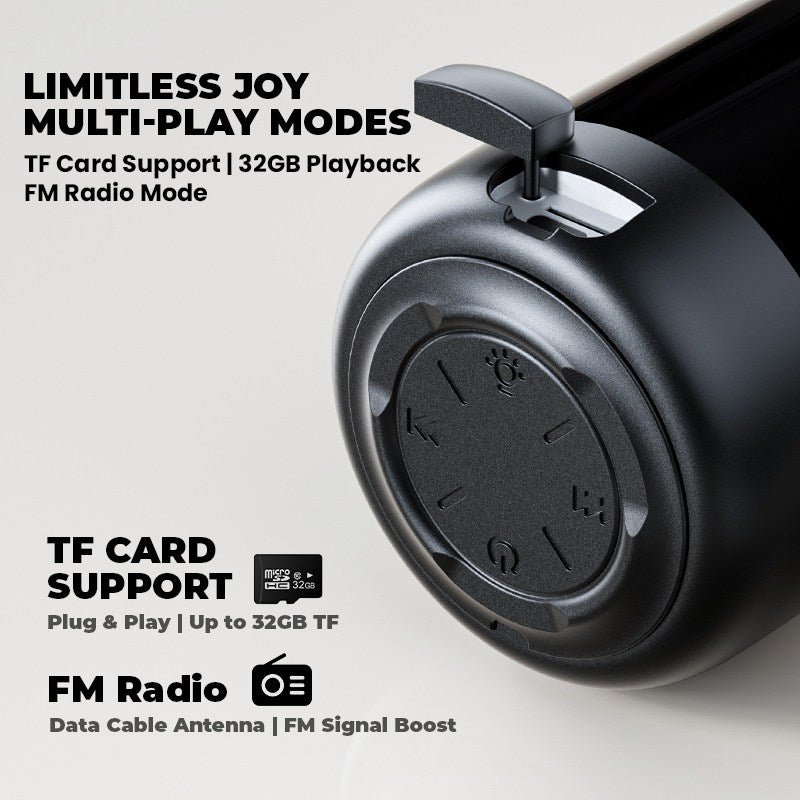 Bluetooth speaker magnetic phone holder